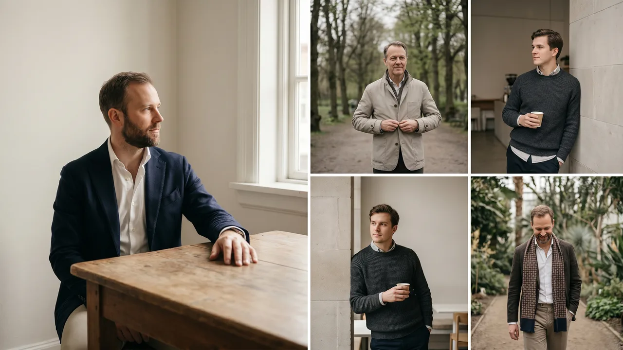 A man’s naturally lit, crisp, untied collar illustrates the importance of where to store collar stays.